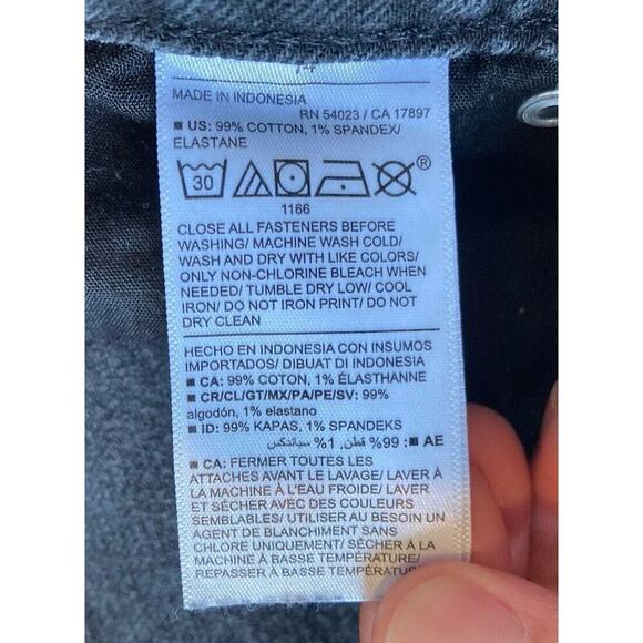 Old Navy High Rise O.G. Straight Jeans Size 14 Women’s Black - Picture 4 of 9